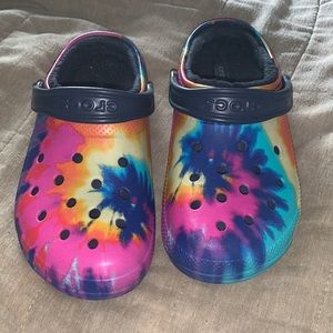 Tie Dye Crocs